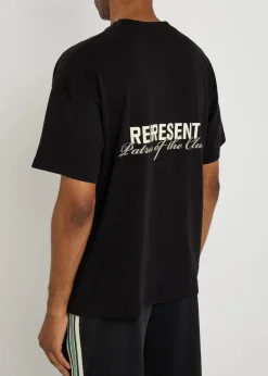 Patron of The Club printed cotton T-shirt