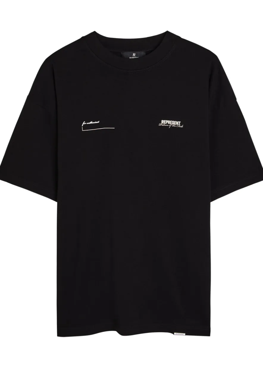 Patron of The Club printed cotton T-shirt