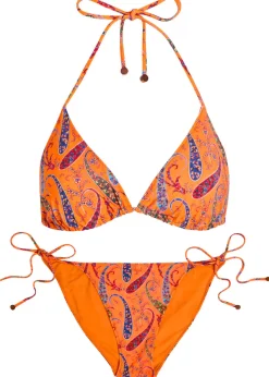 Patterned triangle bikini
