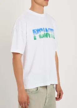 Peace printed cotton T-shirt