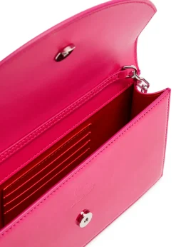 Pearlescent patent leather clutch