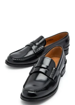 Pembrey polished leather loafers