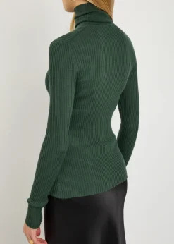Peppe roll-neck cashmere-blend top