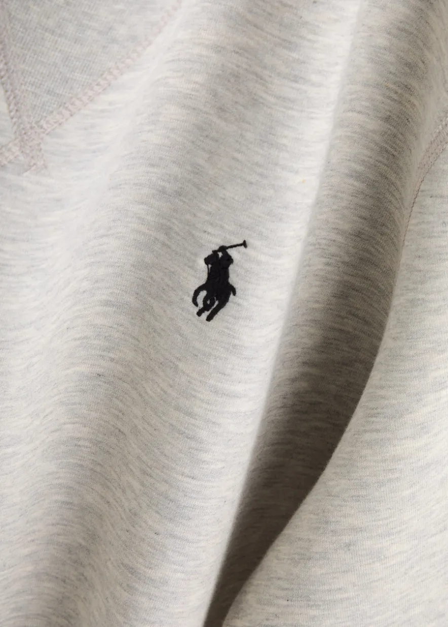 Performance grey jersey sweatshirt