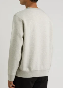 Performance grey jersey sweatshirt