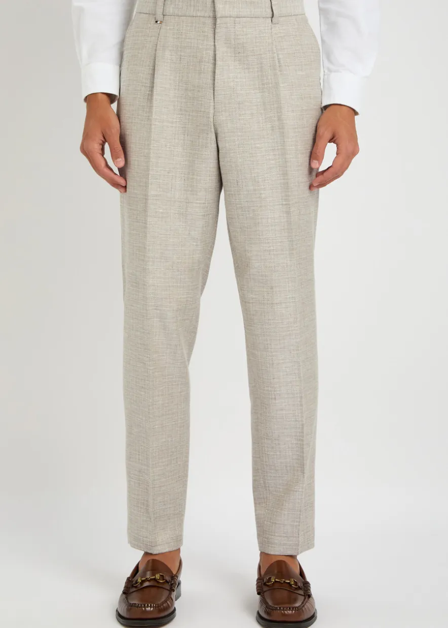 Perin tapered-leg trousers