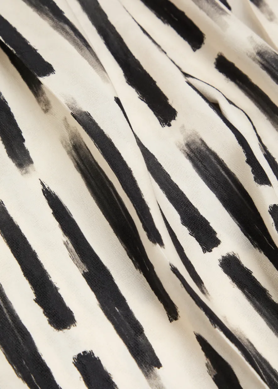 Perla printed straight-leg trousers