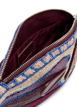 Pesce beaded and sequin-embellished clutch