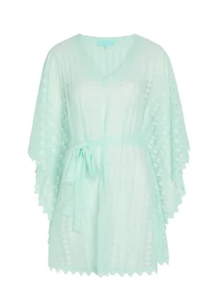 Petra belted cover-up mini dress