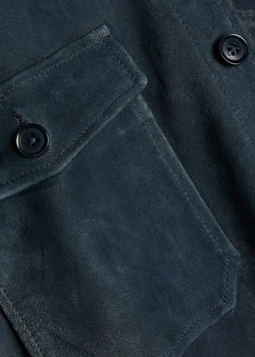 Peyman suede overshirt