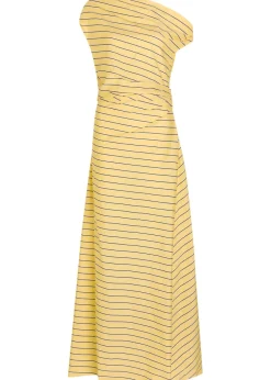 Phare striped stretch cotton-poplin maxi dress