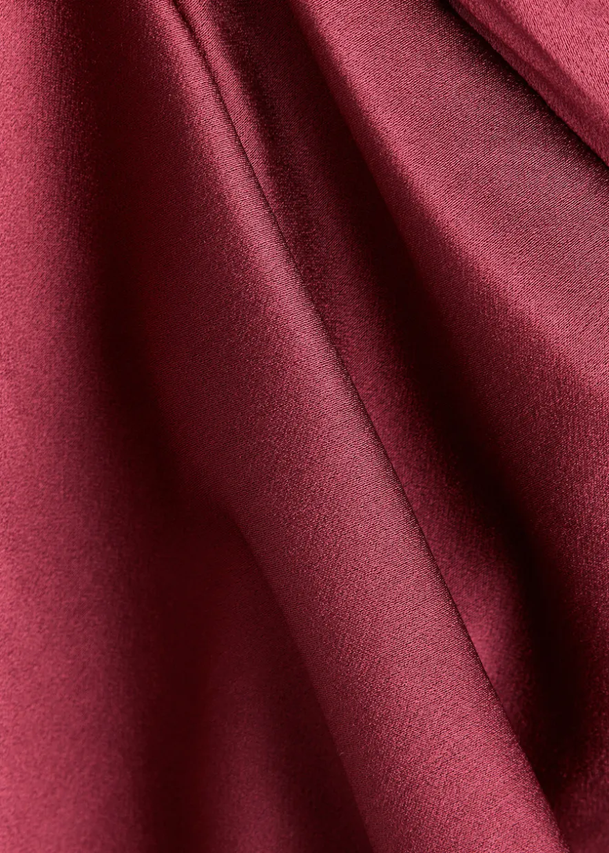 Phoebe draped satin top