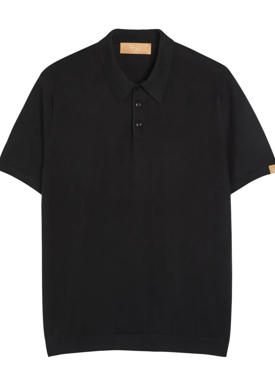 Pickwell fine-knit cotton polo shirt