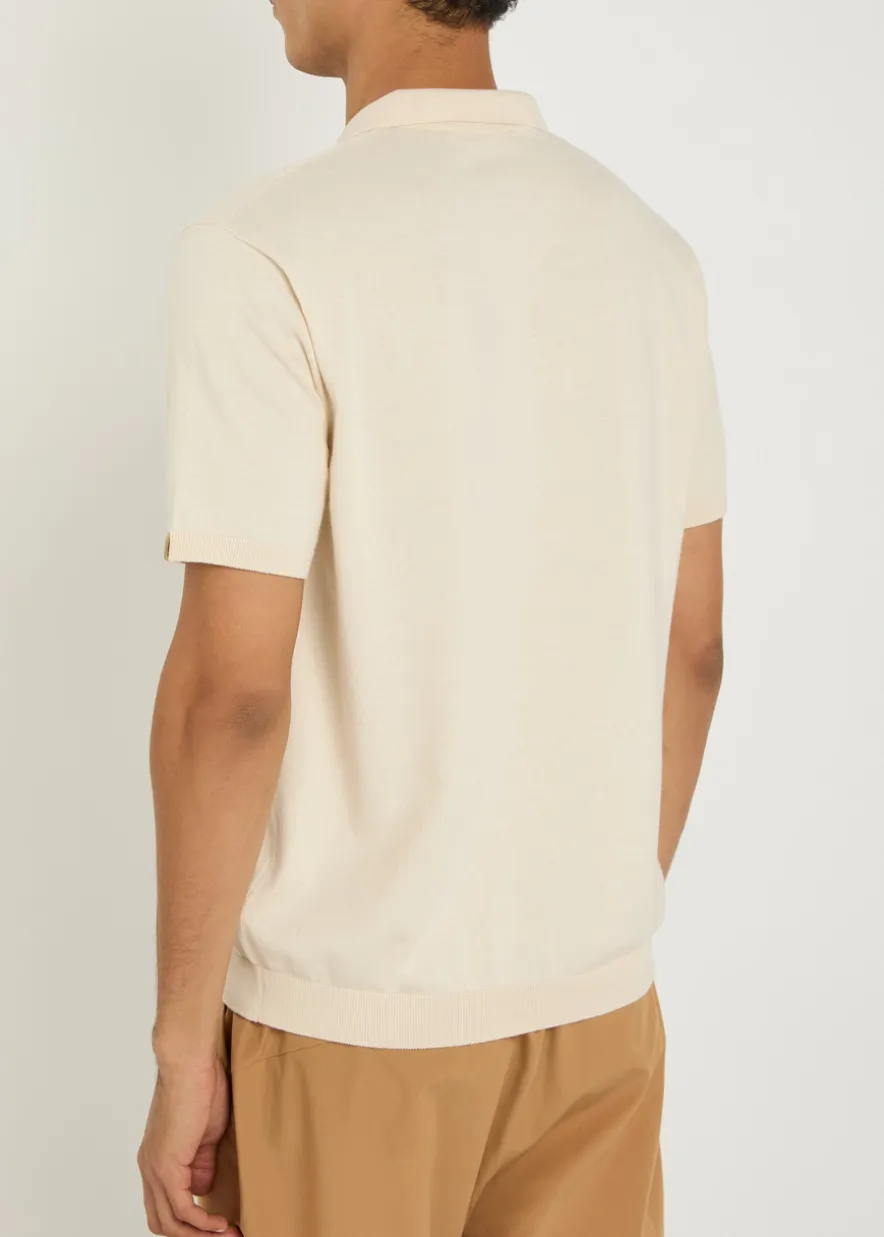 Pickwell fine-knit cotton polo shirt