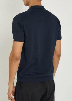 Pickwell fine-knit cotton polo shirt