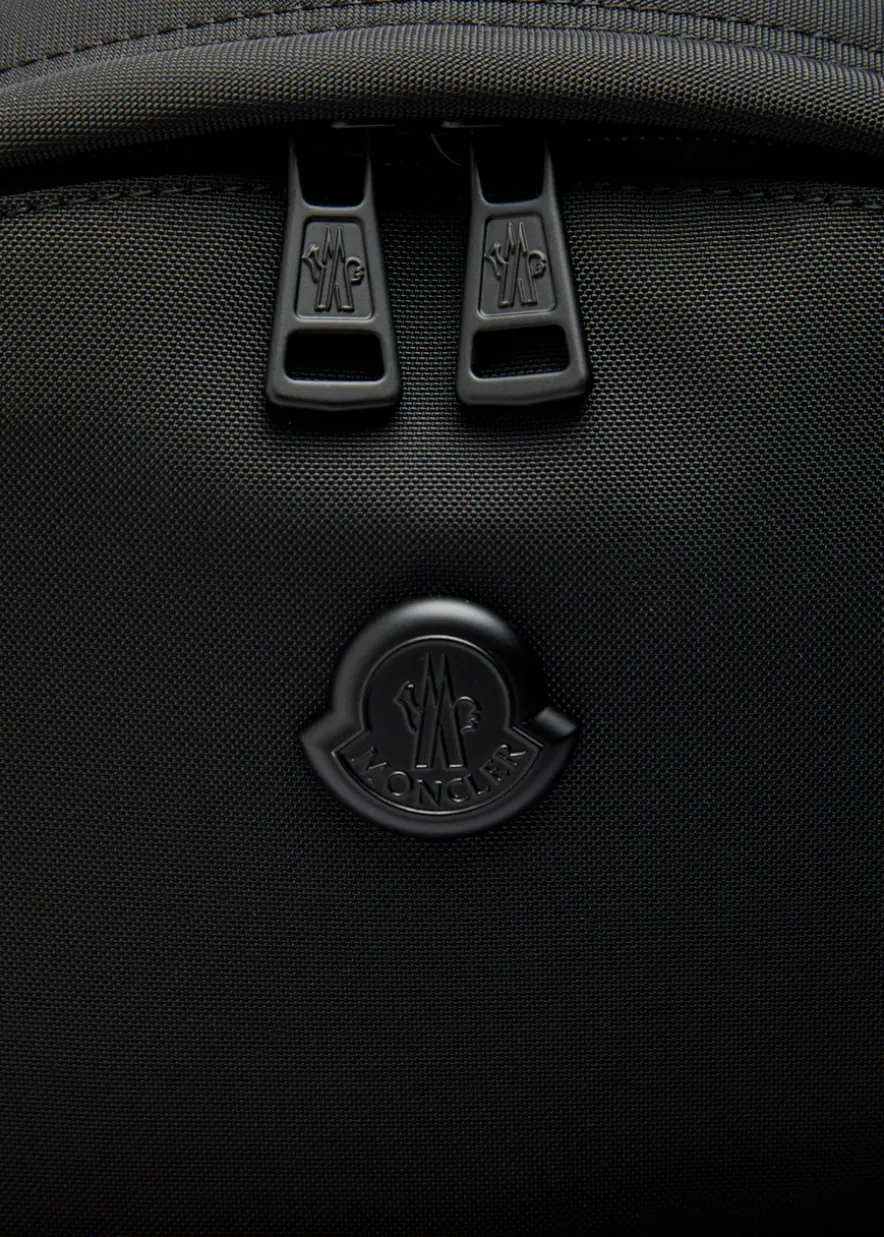 Pierick logo-appliquéd canvas backpack