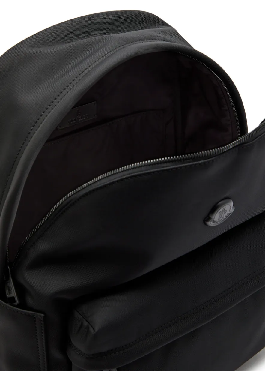 Pierick logo-appliquéd canvas backpack