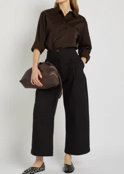 Pinole nylon and wool-blend shirt