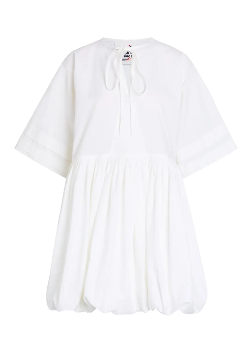 Pino textured cotton mini dress