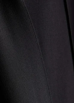 Pintuck crepe trousers