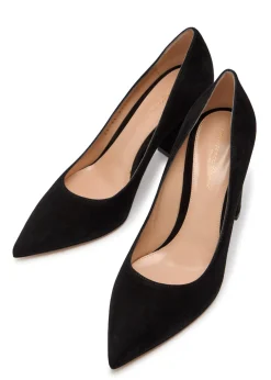 Piper 85 suede pumps