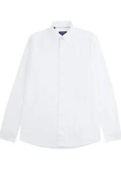 Piqué cotton Oxford shirt