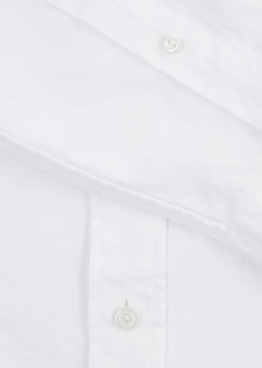 Piqué cotton Oxford shirt