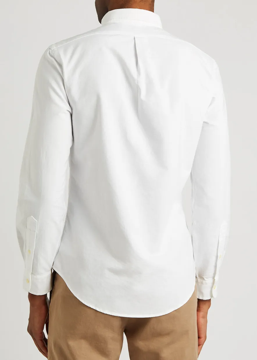Piqué cotton Oxford shirt