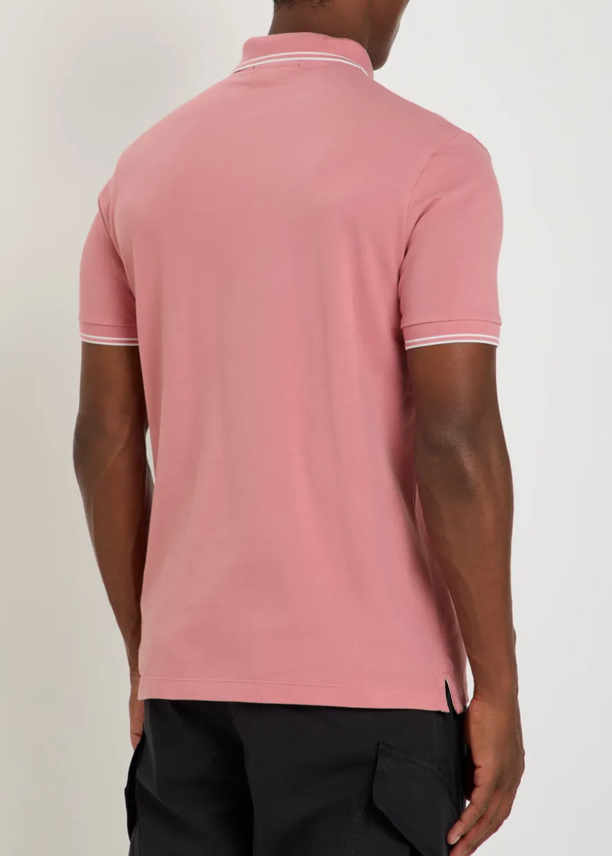 Piqué cotton polo shirt