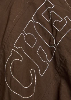 Pit Crew logo-embroidered padded nylon jacket