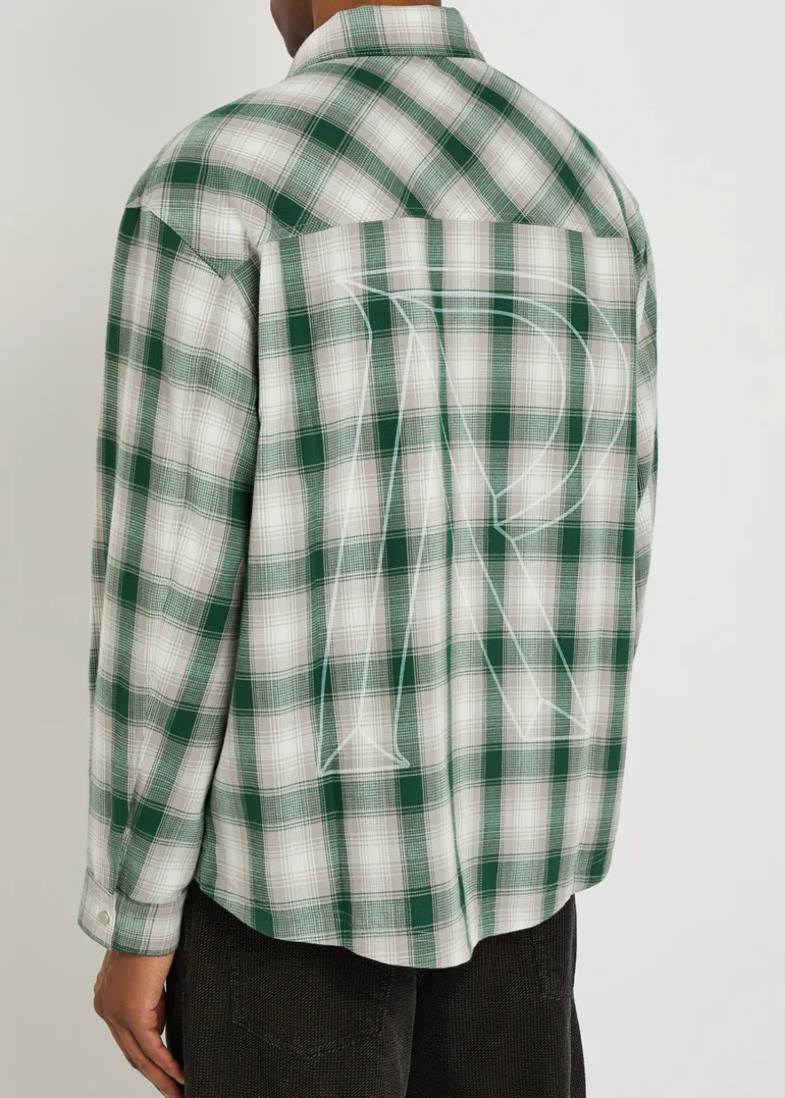 Plaid cotton shirt