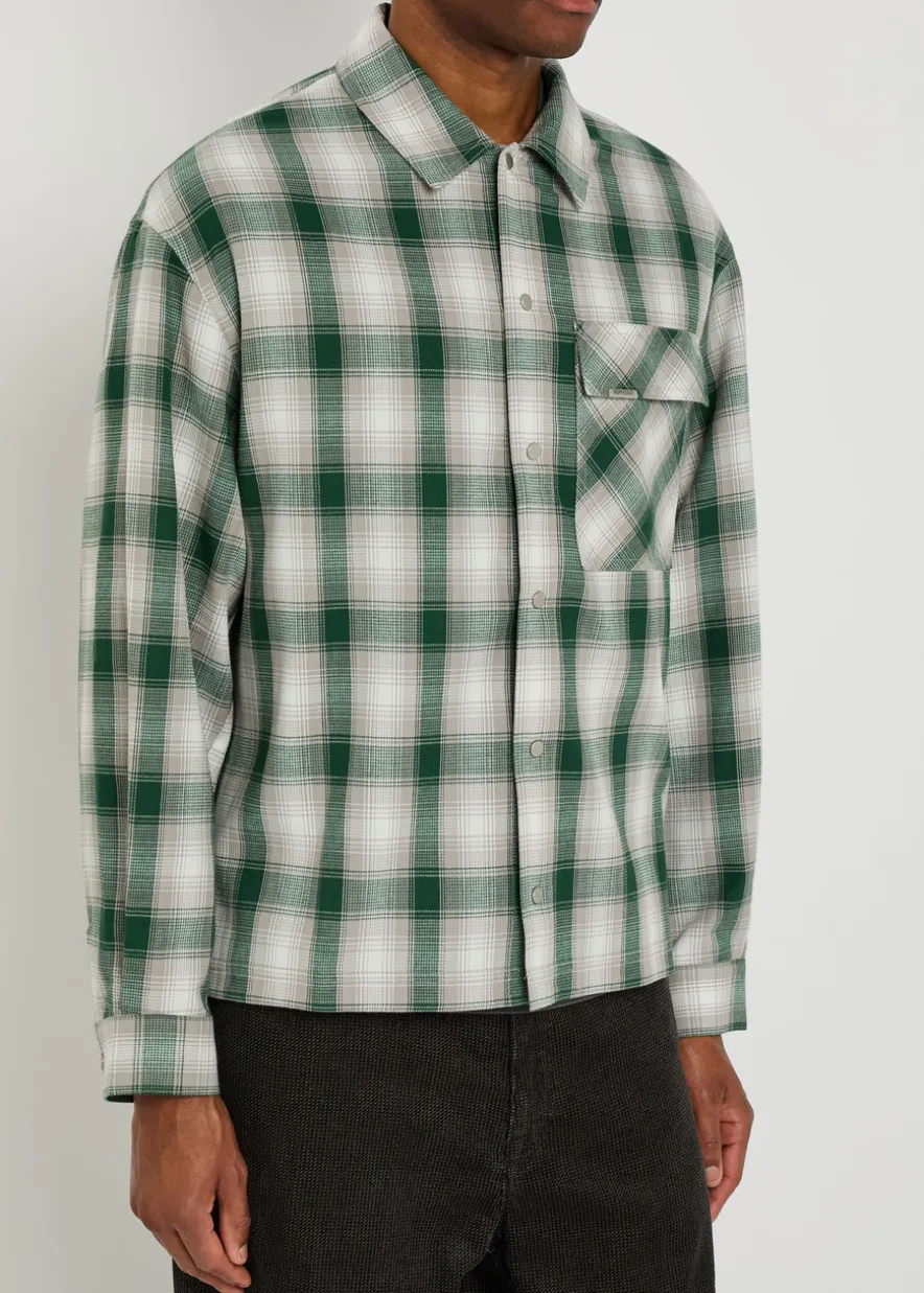 Plaid cotton shirt