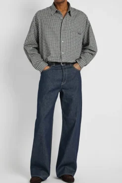 Plaid cotton shirt