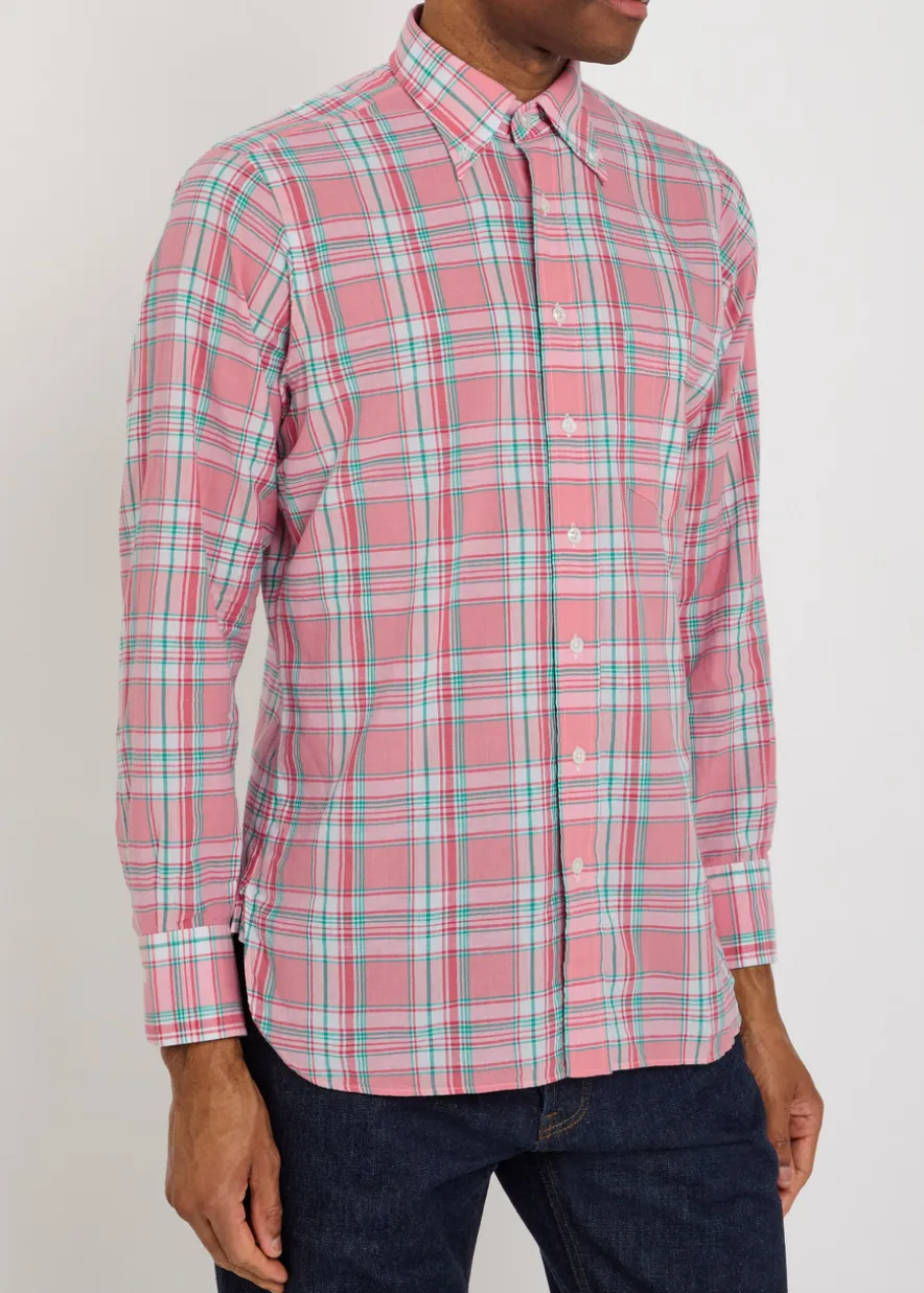 Plaid cotton shirt
