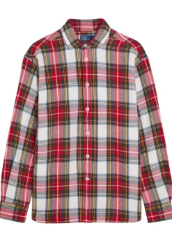 Plaid cotton shirt