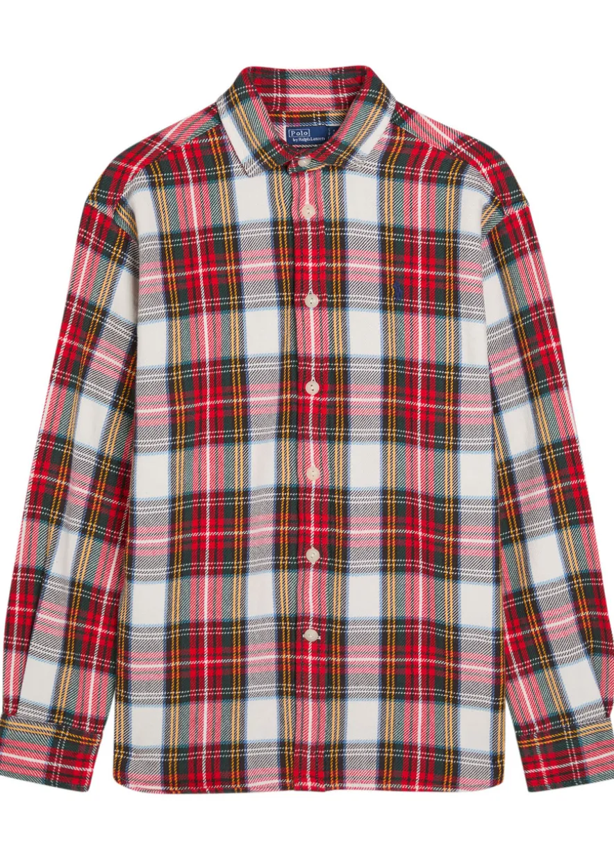 Plaid cotton shirt