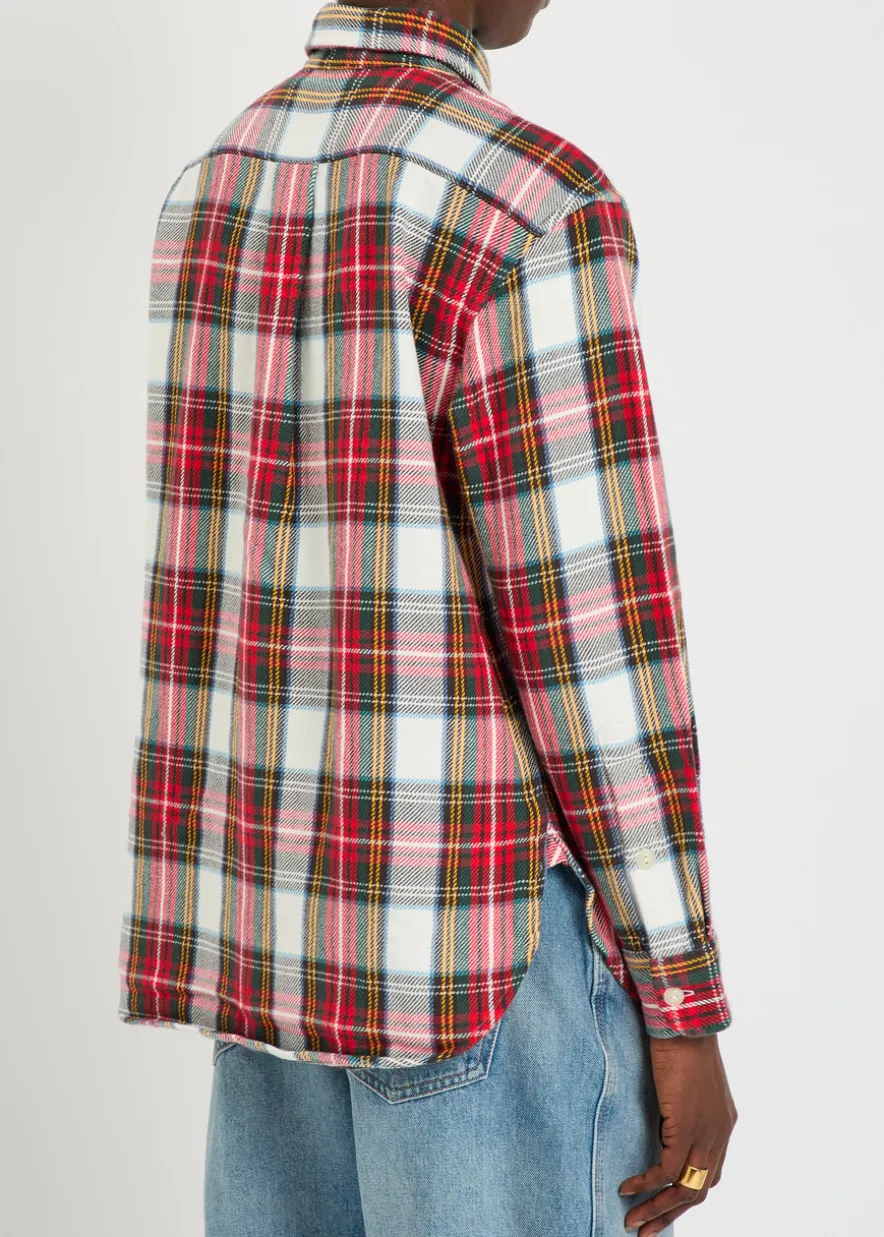 Plaid cotton shirt