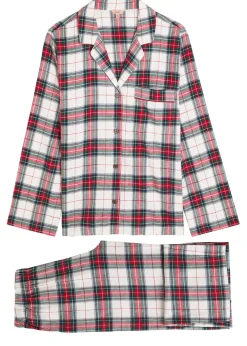 Plaid flannel pyjama set