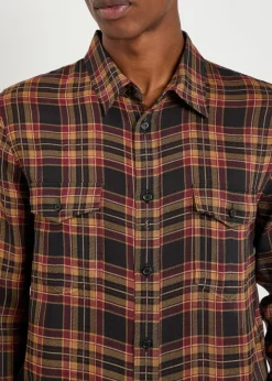 Plaid wool shirt