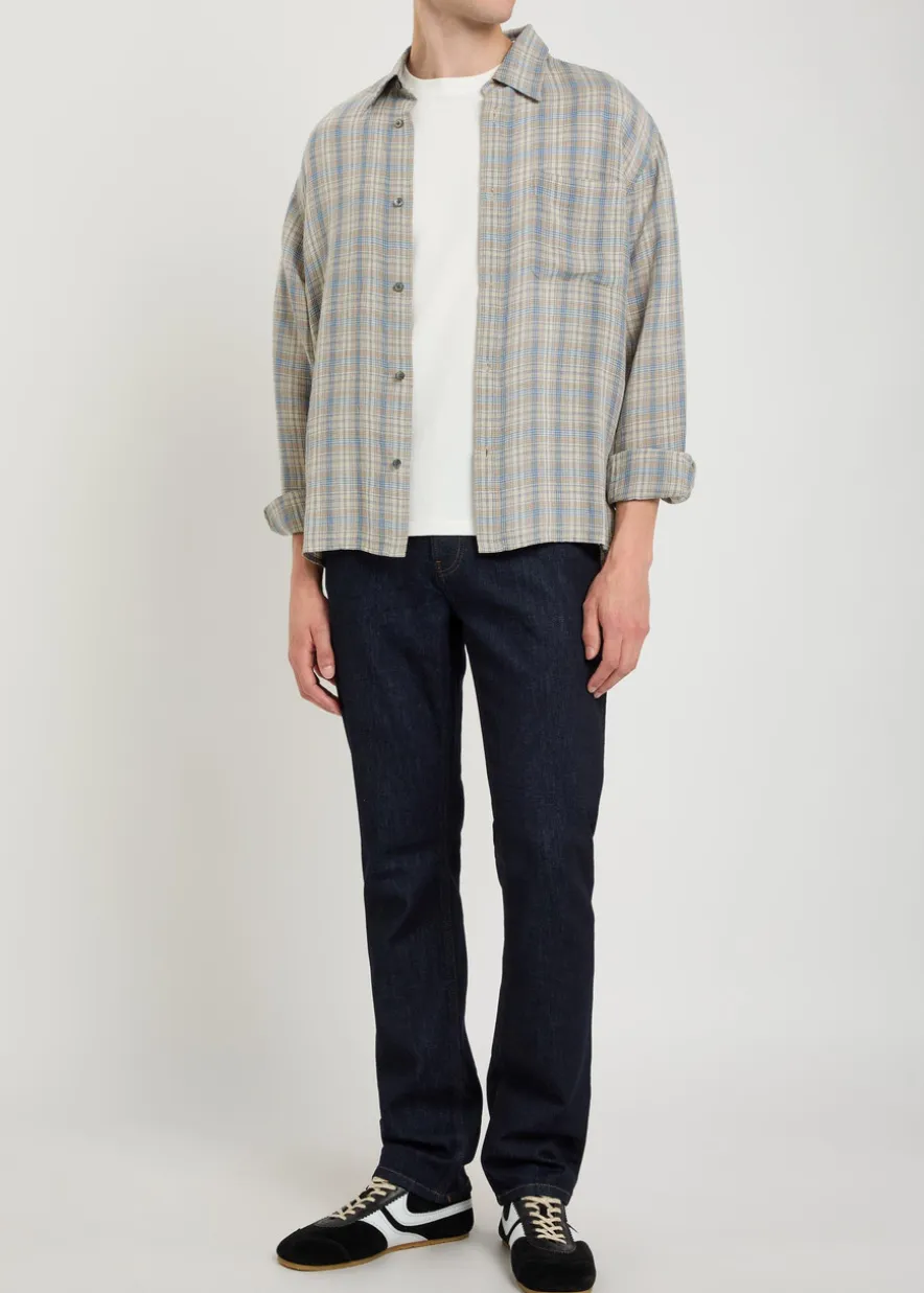 Plaid woven shirt