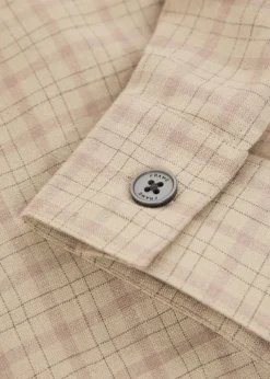 Plaid woven shirt