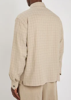 Plaid woven shirt