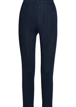 Pleated tapered-leg woven trousers