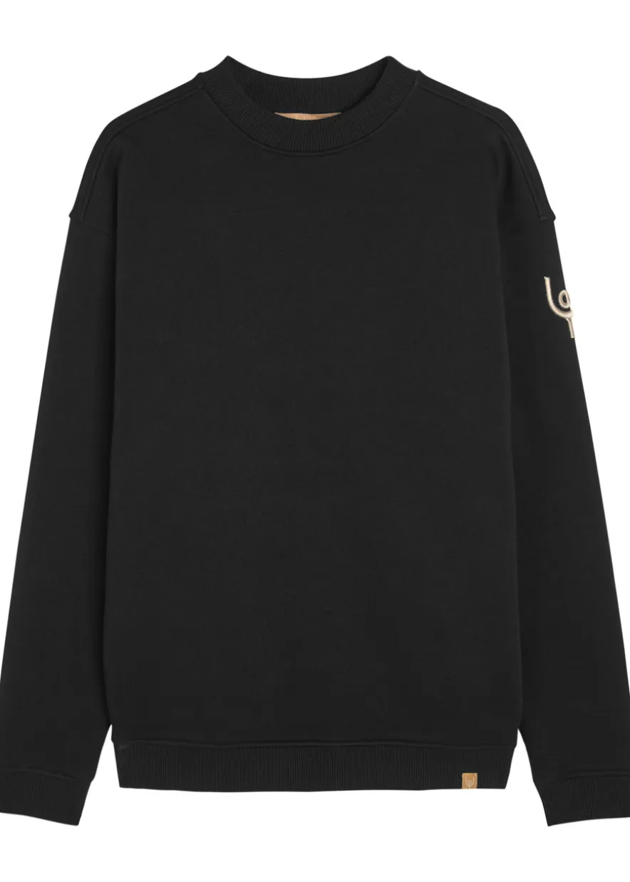 Pleatling logo-embroidered cotton sweatshirt