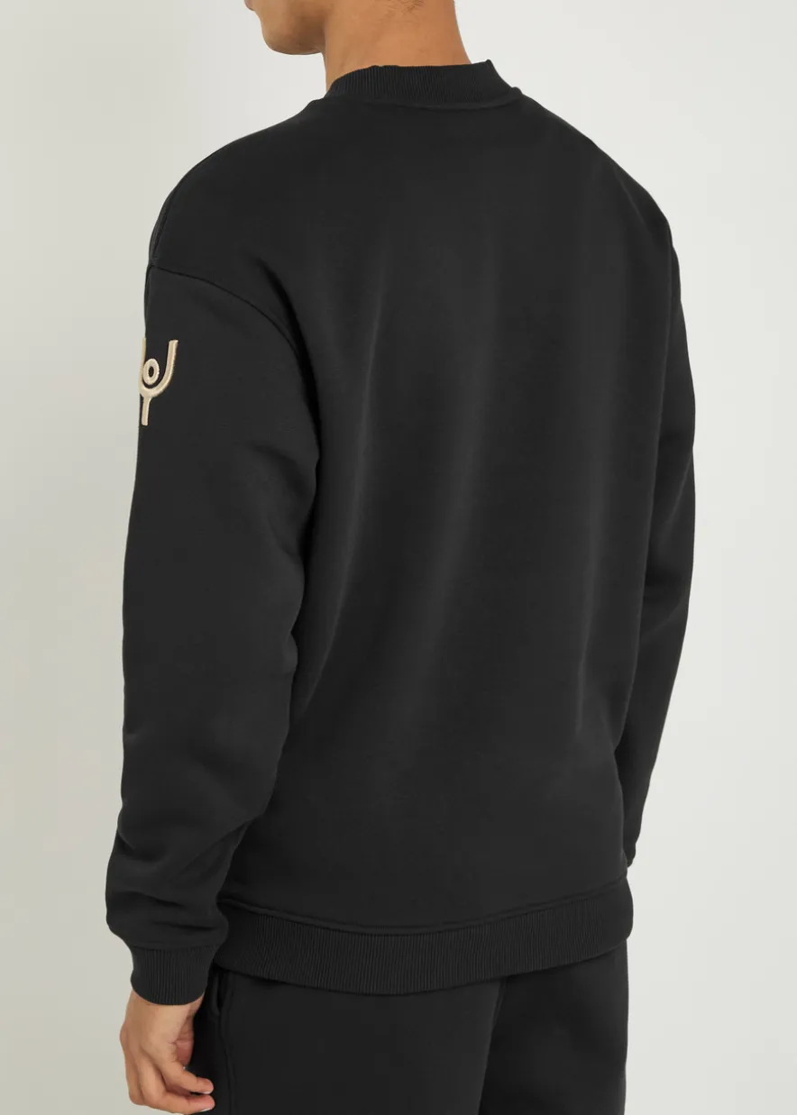Pleatling logo-embroidered cotton sweatshirt