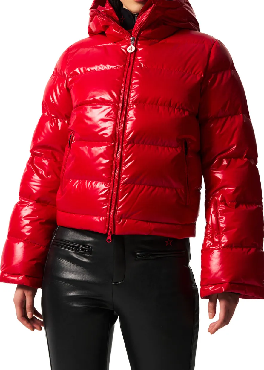 Polar puffer ski jacket