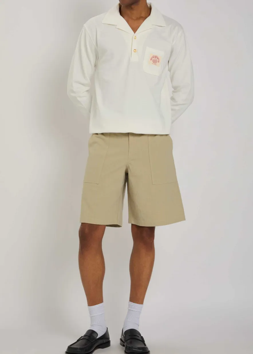Polo D Miroir Shell piqué cotton polo shirt
