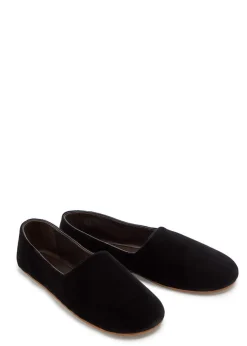 Ponti velvet slipper flats
