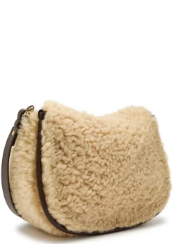 Pony shearling cross-body bag