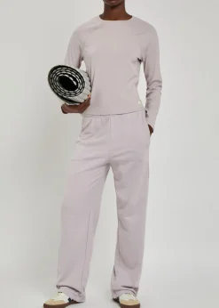 Pose ribbed jersey top